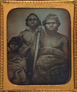 No Title (Group of Koorie Men) by Douglas T. Kilburn